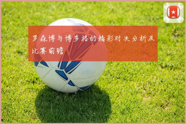 罗森博与博多格的精彩对决分析及比赛前瞻